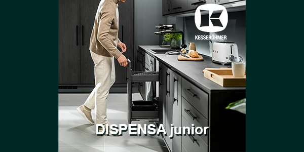 Как решить проблему нехватки места на кухне - поможет DISPENSA junior slim от Kesseböhmer Kessebohmer в Ярославле