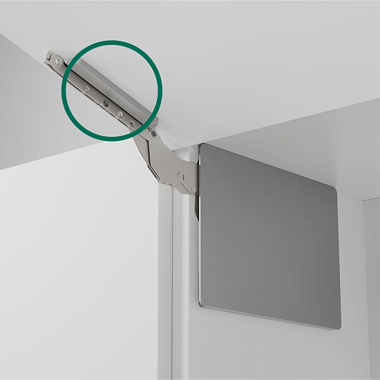 Крепление к фасаду правое и левое ФриСлим, СЕРЫЙ