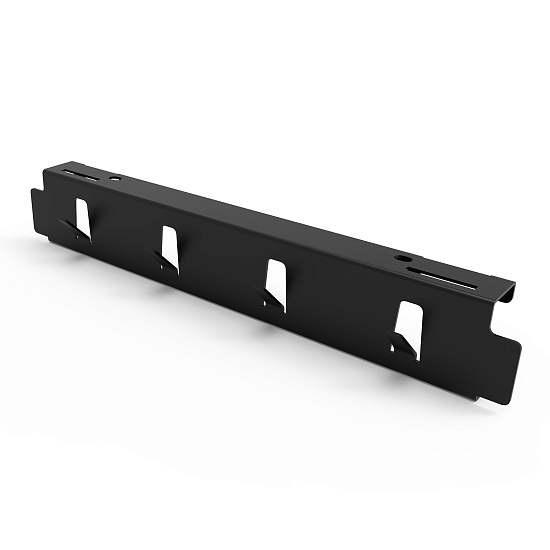 Планка боковая YouK Юкей 320 мм с 5 крючками, цвет черный Kessebohmer