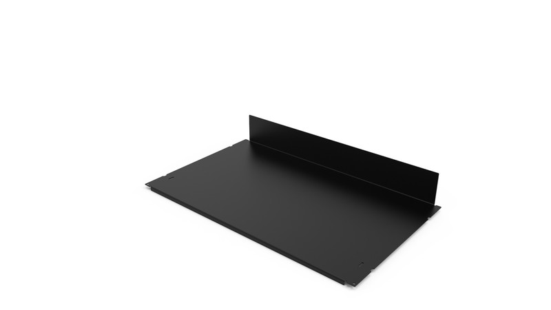 Полка подвесная YouK Юкей глубиной 289 мм, расстояние между модулями 1200 мм, цвет черный Kessebohmer