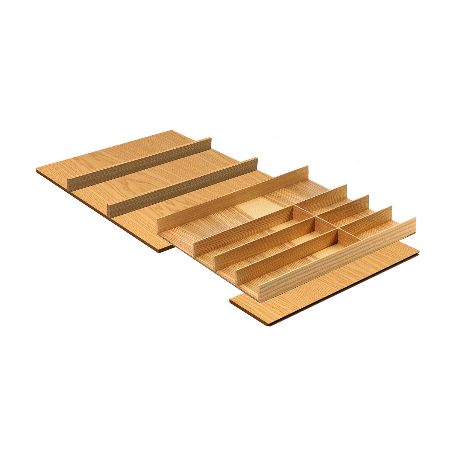 Лоток ФайнЛайн Линик 800-900 мм, глубина 500 мм, 1 шт, цвет ДУБ натуральный